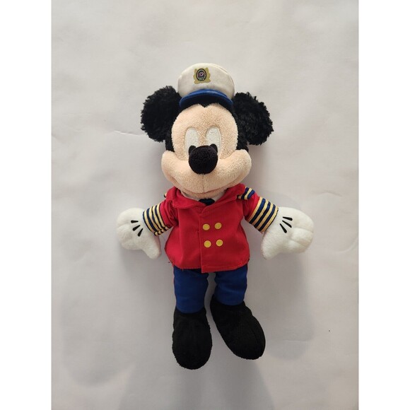 Disney Cruise Line Captain Mickey And Minnie Mouse Plush Stuffed Animal - Picture 5 of 8
